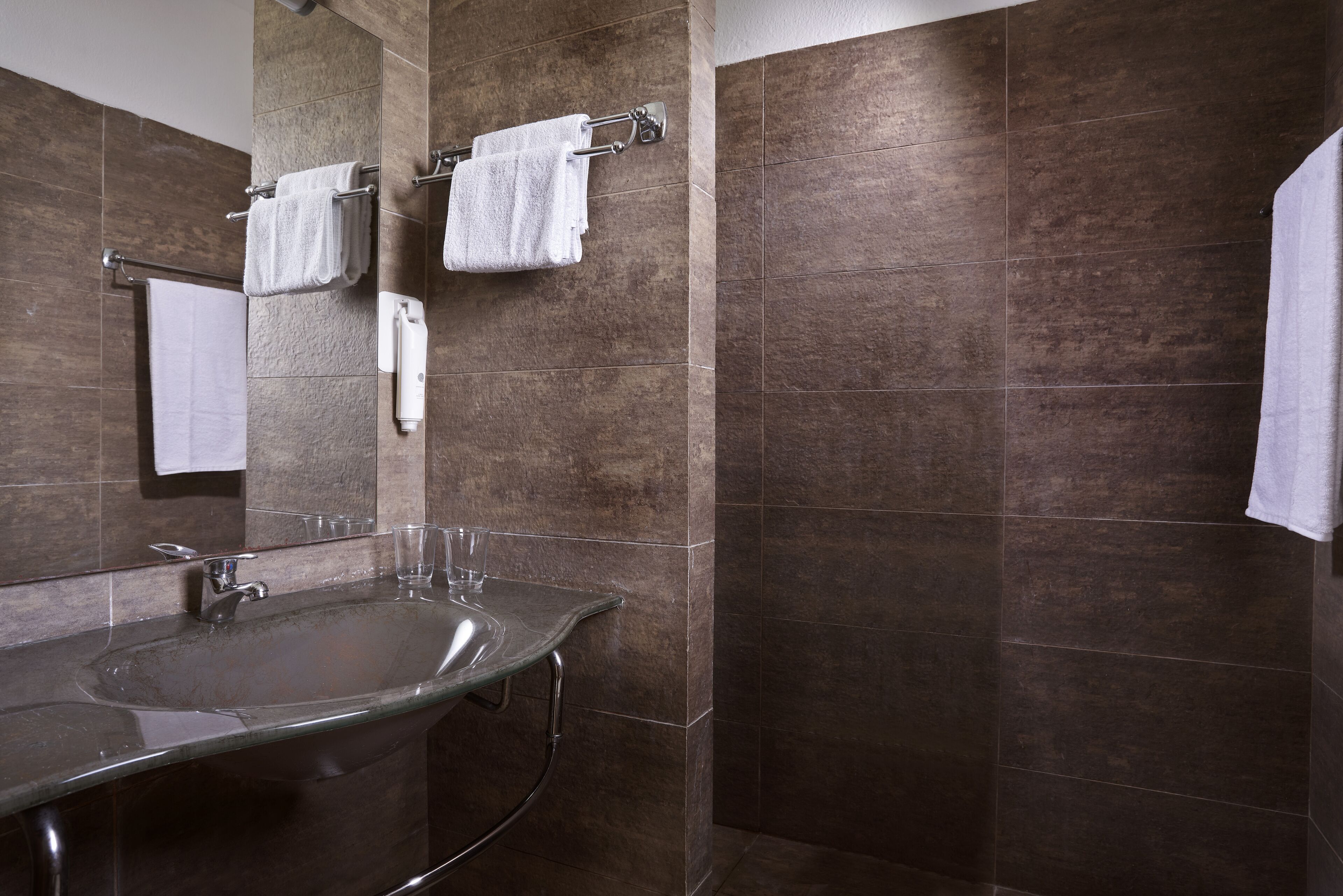 Family Room, Garden View | Bathroom | Eco-friendly toiletries, hair dryer, towels