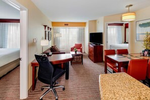 Flat-screen TV, pay movies