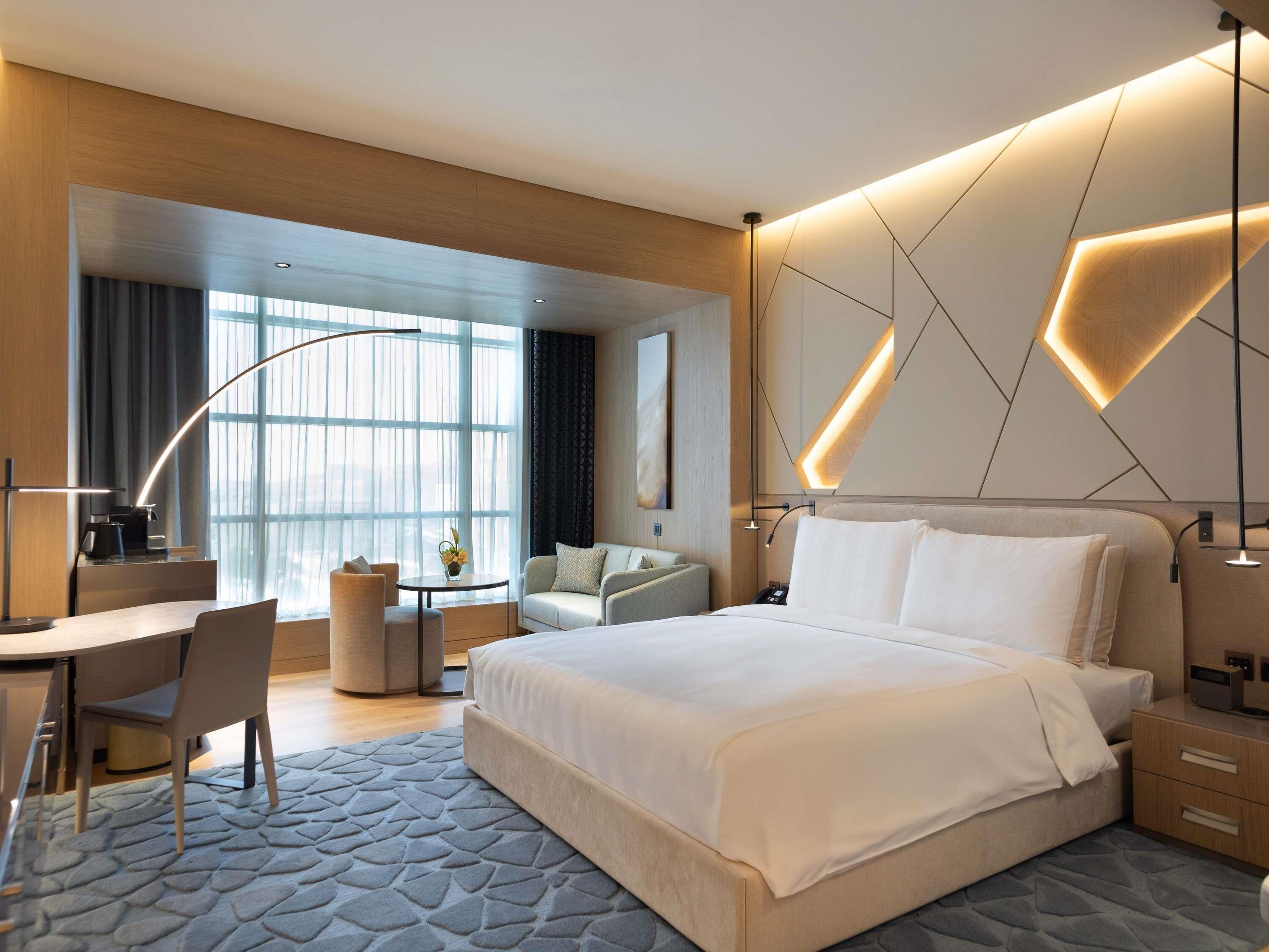 Premium bedding, down duvets, minibar, in-room safe