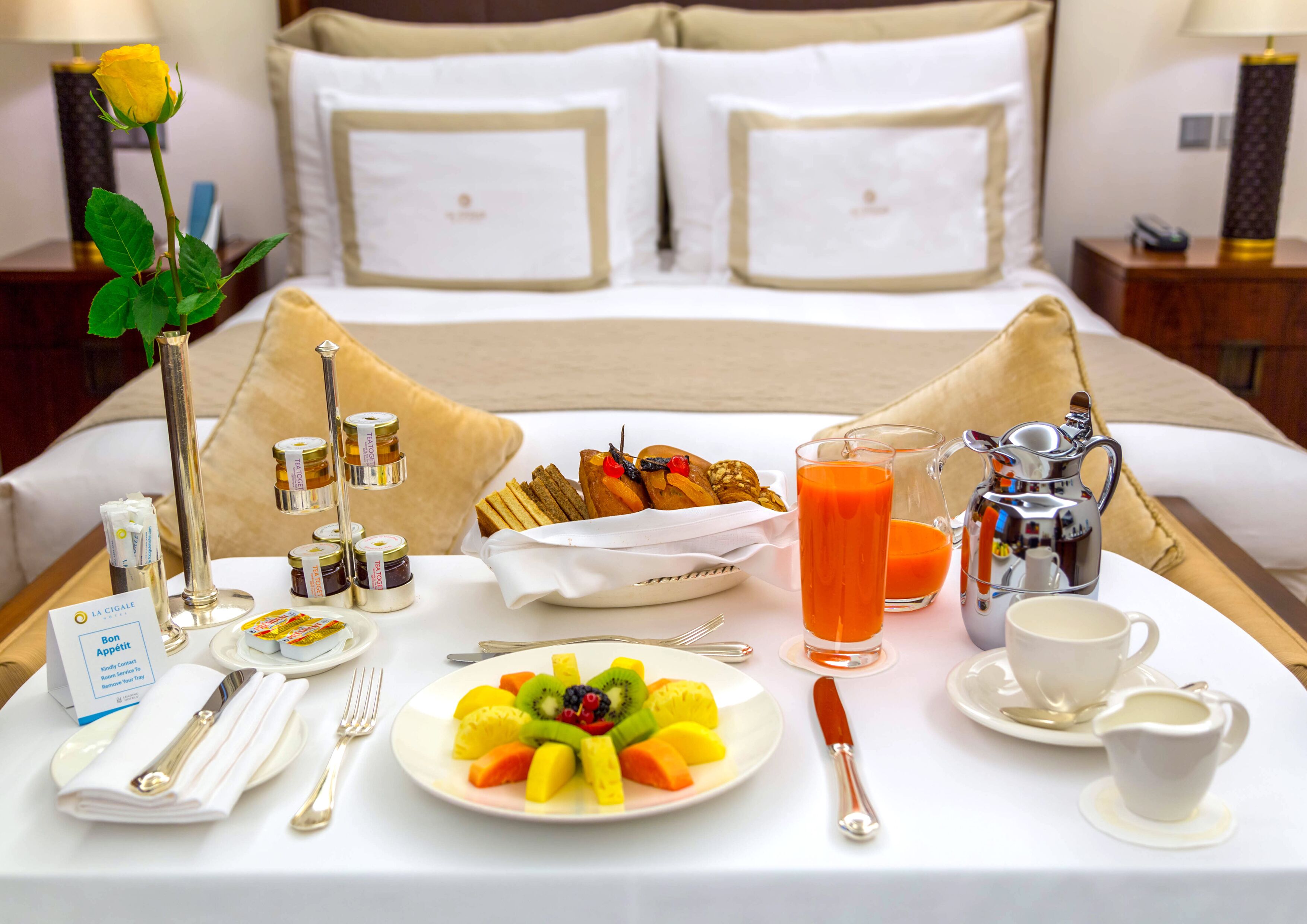 daily buffet breakfast (qar 120.00 per person)