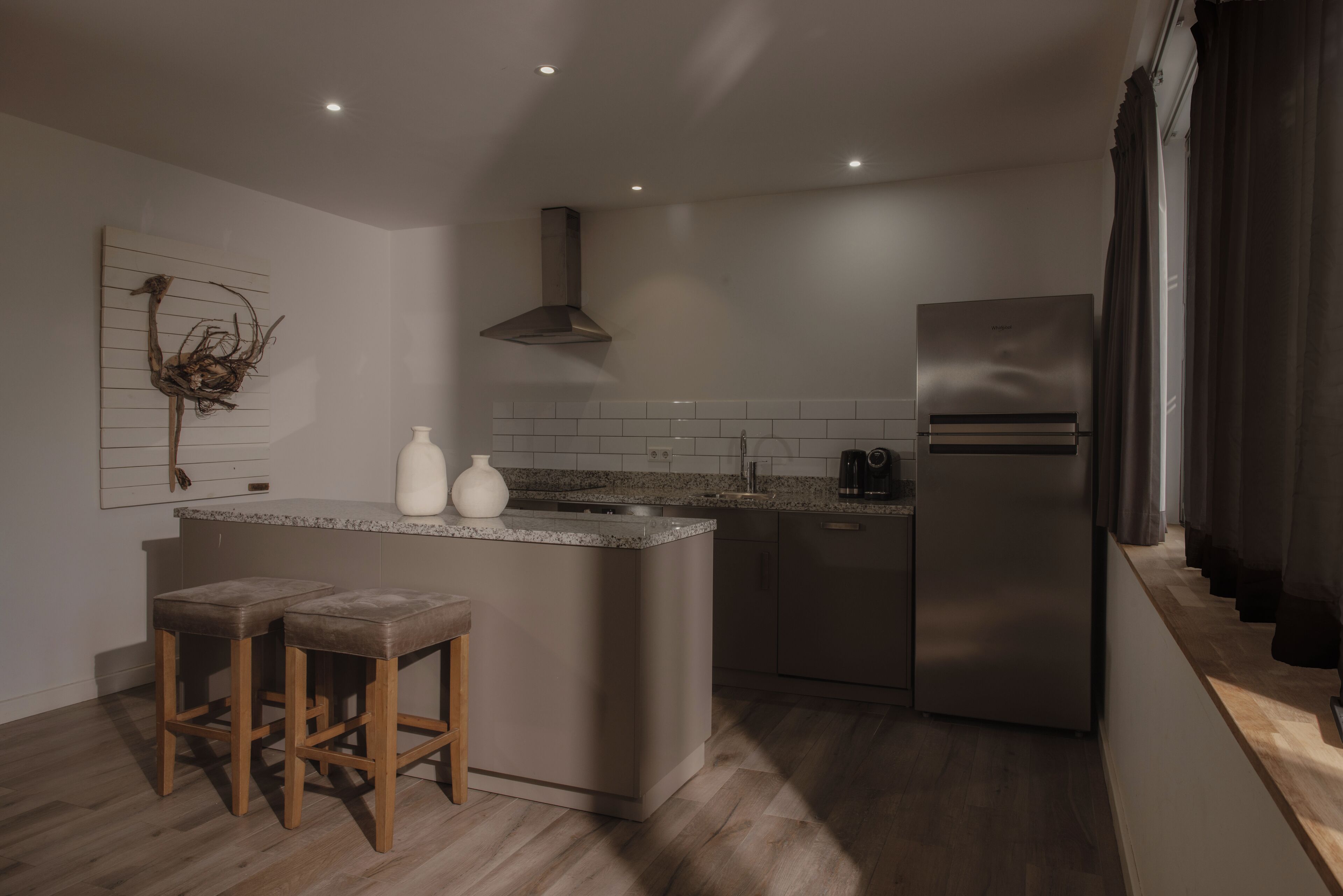 studio | private kitchen | stovetop, coffee/tea maker, cookware/dishes/utensils, freezer