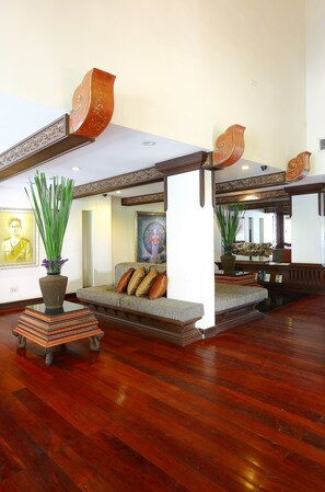 Sitteområde i lobbyen