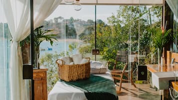 Salas de tratamiento para parejas, sauna y tratamientos corporales