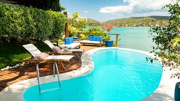 2 Außenpools, Liegestühle