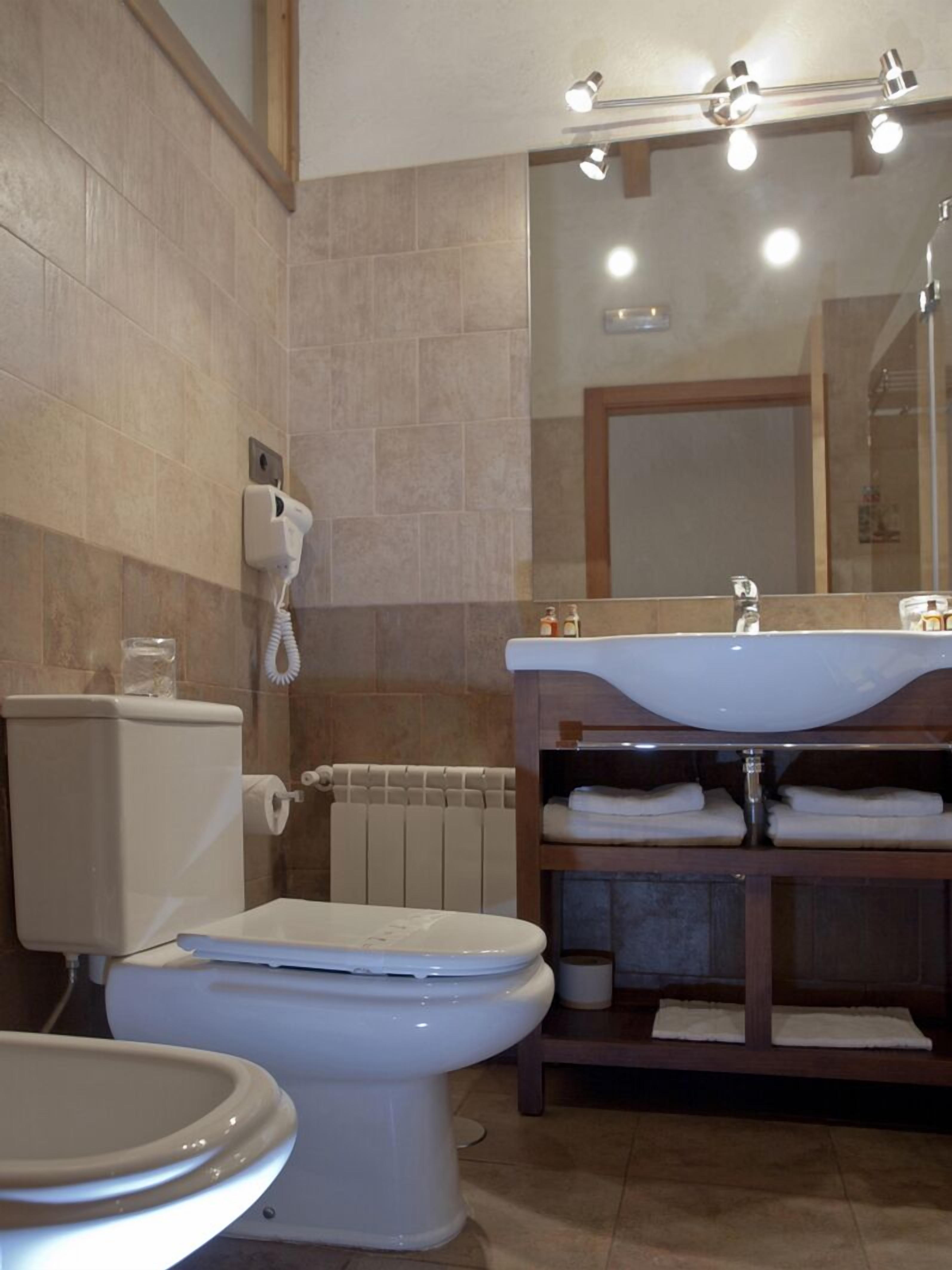 combined shower/bathtub, hair dryer, towels