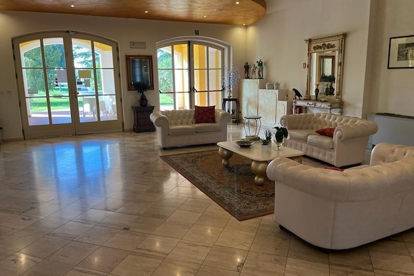 Lobby sitting area