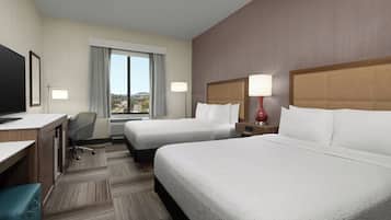 Two queens | Hypo-allergenic bedding, blackout drapes, iron/ironing board