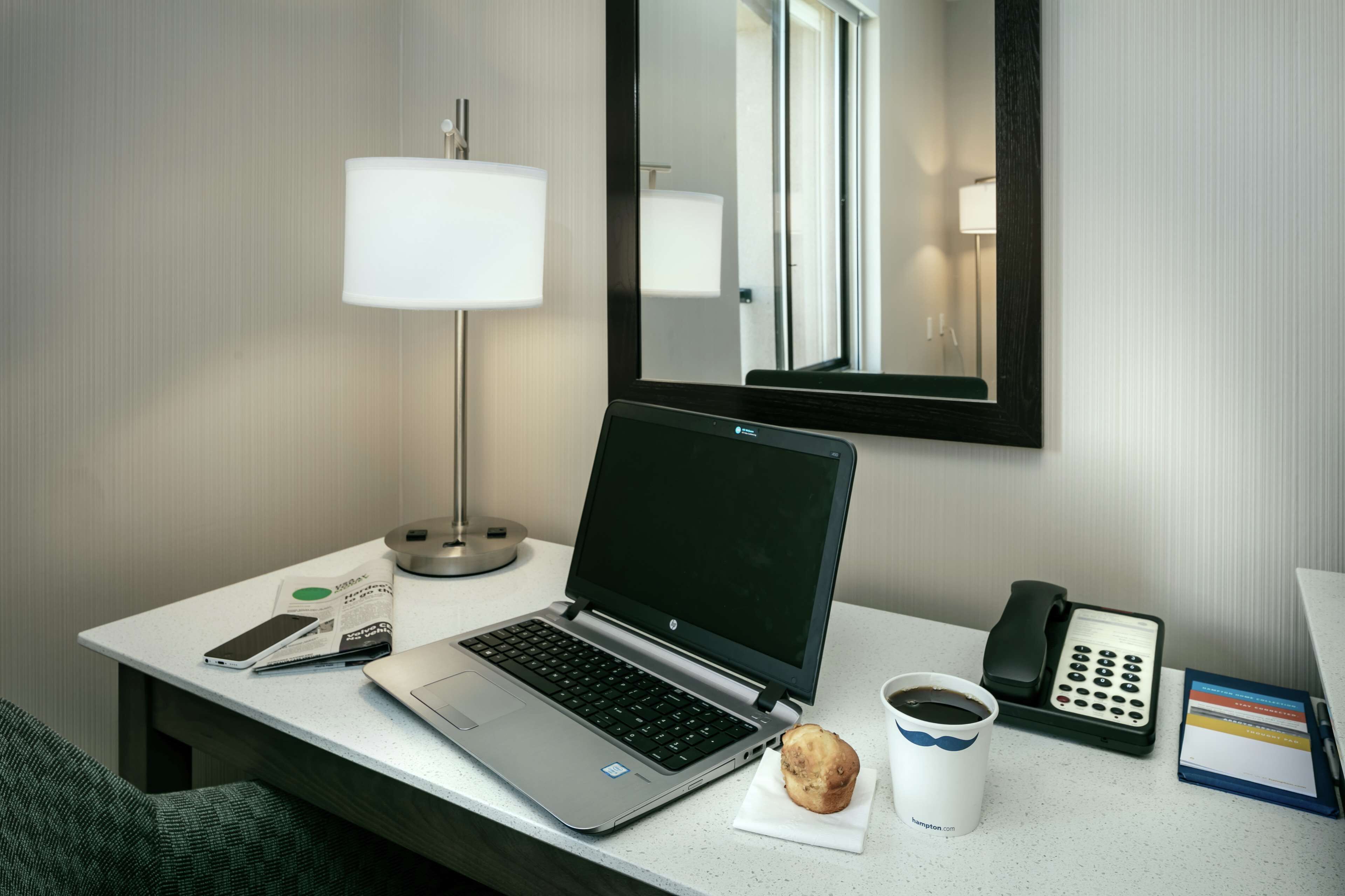 hypo-allergenic bedding, blackout curtains, iron/ironing board