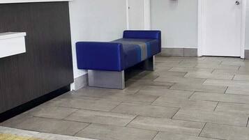 Sitteområde i lobbyen