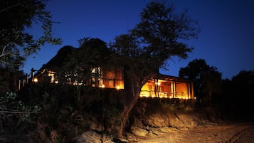 Front of property – evening/night