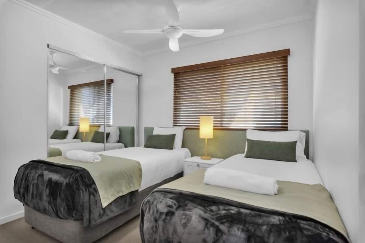 Individually decorated, individually furnished, iron/ironing board