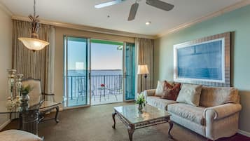 Room, 1 King Bed (River Suite 203) | Individually decorated, individually furnished, desk, laptop workspace