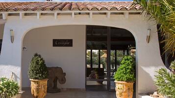 Entrada de l'allotjament