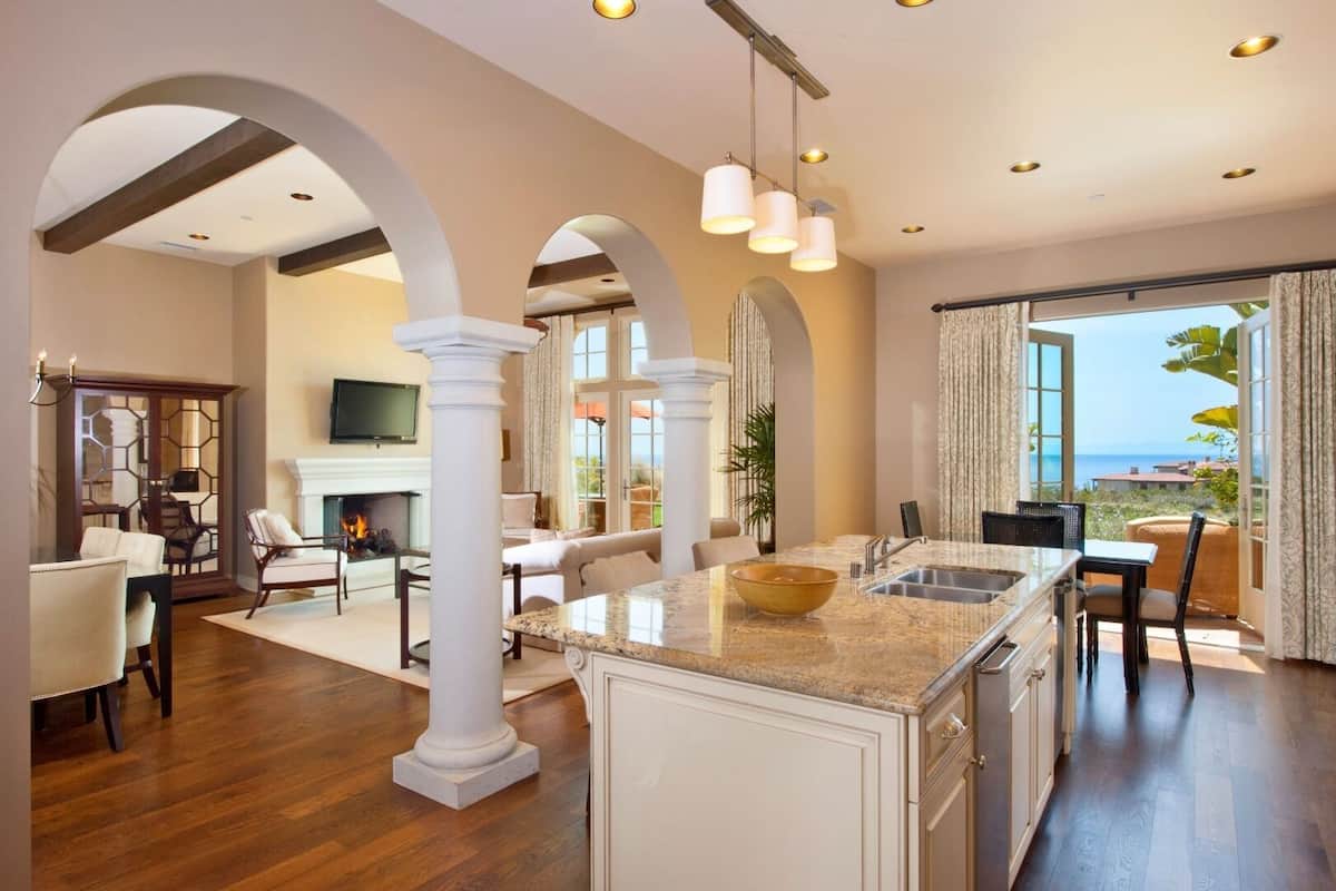 Villa, Multiple Beds (Ocean) | Living area | Flat-screen TV, pay movies