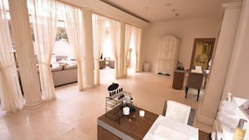 Espace de soins pour les couples, sauna, soins corporels