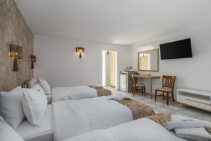 Iron/ironing board, free cots/infant beds, free WiFi, bed sheets