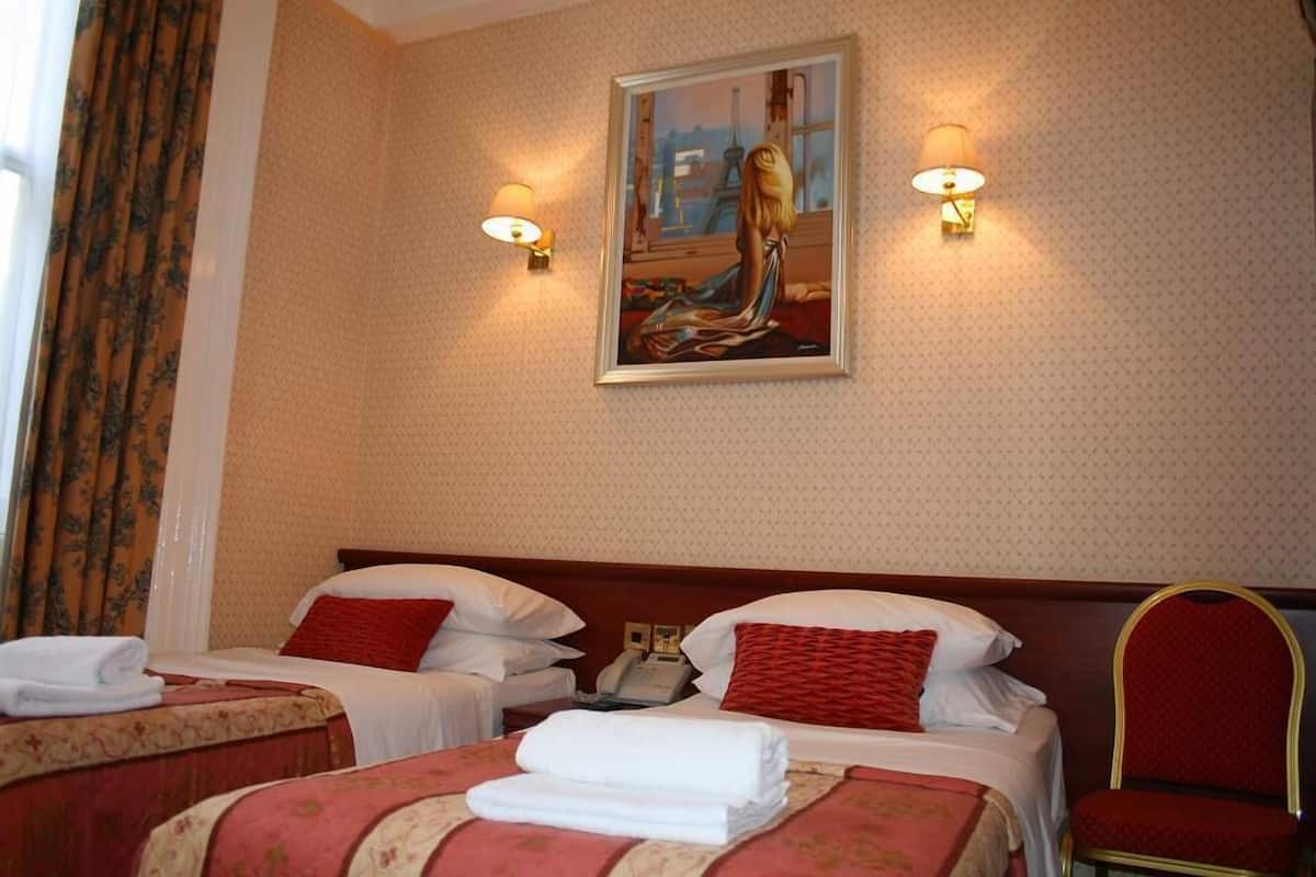 Twin Room | Meja, seterika/papan seterika, Wi-fi percuma, cadar katil