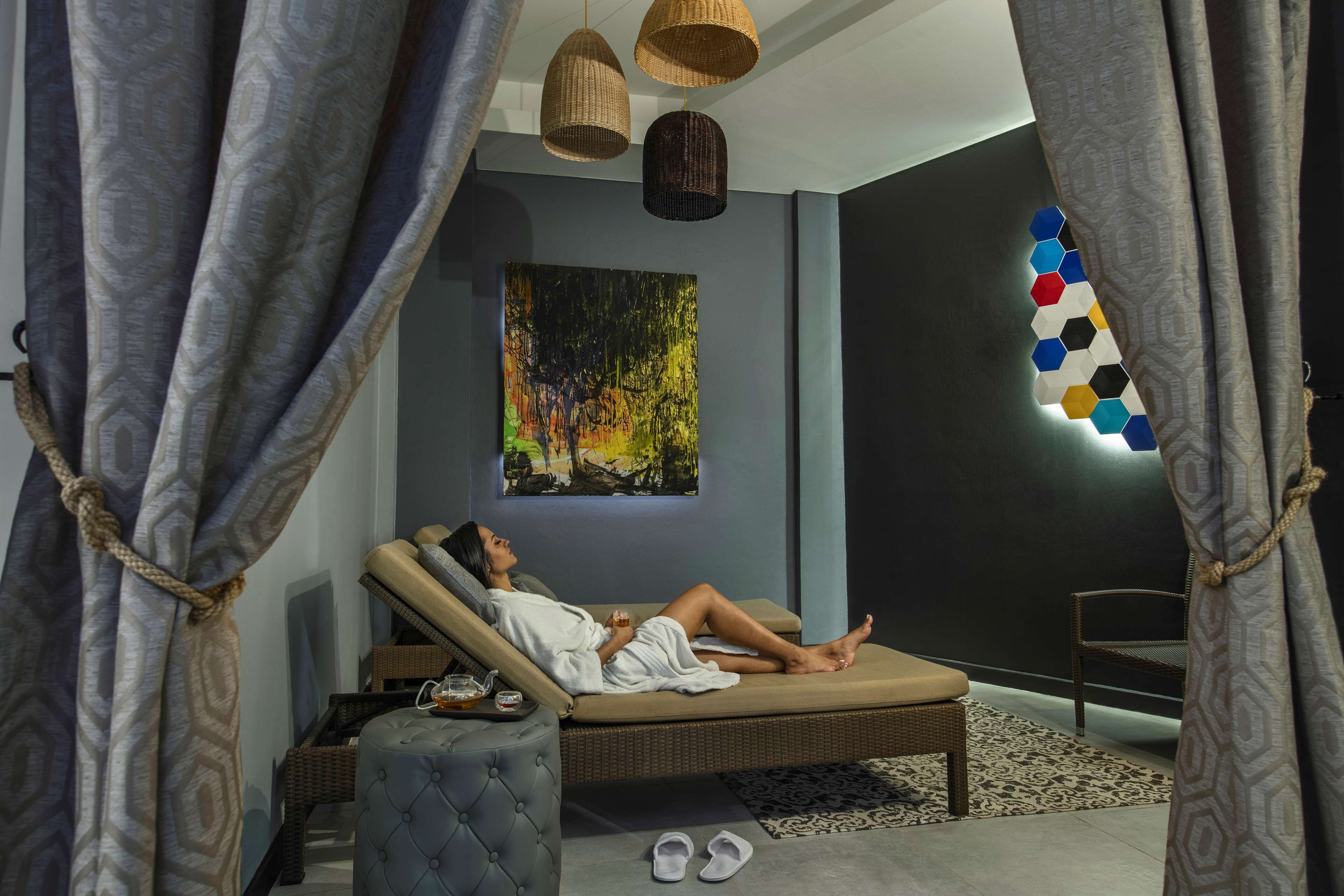 Salas de tratamientos para parejas, sauna, baño turco 