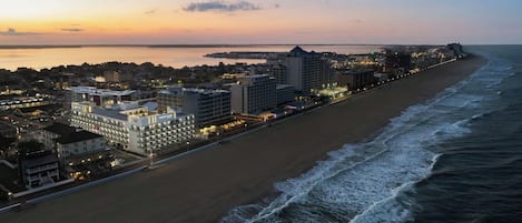 Vue depuis lâhĂ©bergement