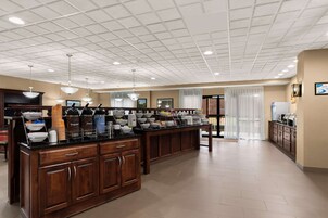 Free daily self-serve breakfast