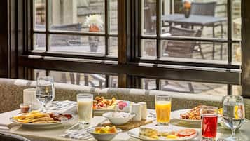 Daily cooked-to-order breakfast for a fee