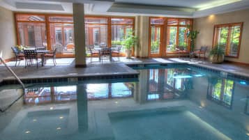 Indoor pool, outdoor pool