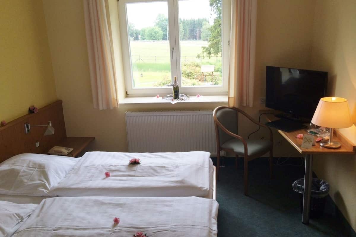 double room | hypo-allergenic bedding, in-room safe, desk, cots/infant beds