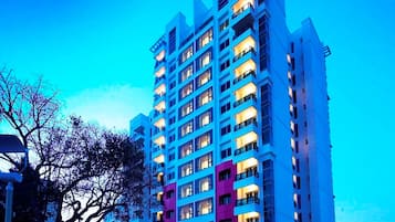 Front of property - evening/night