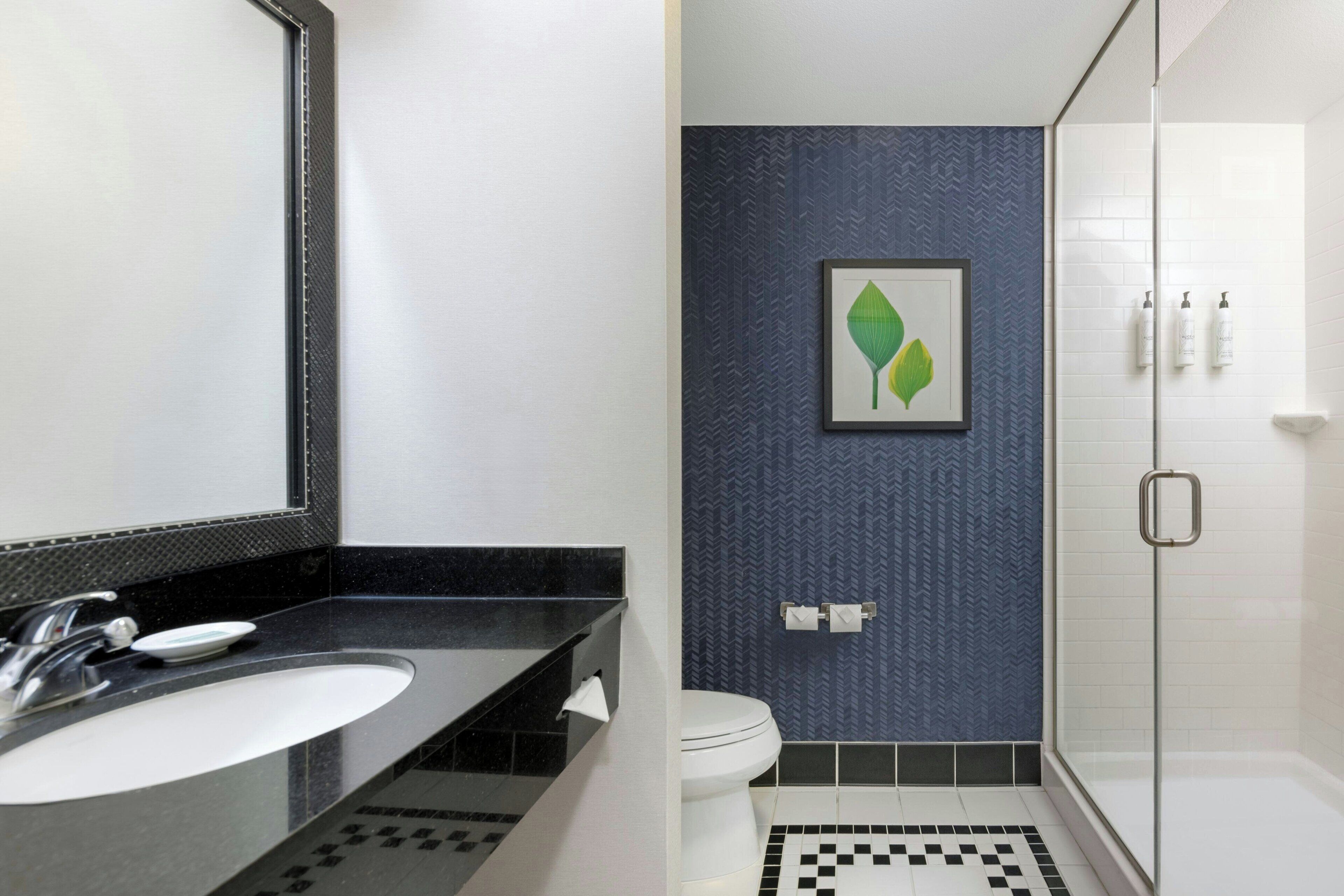 free toiletries, hair dryer, towels, soap