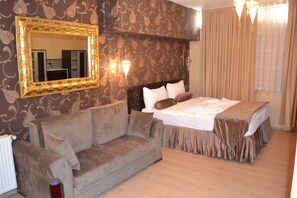 Family Room, 1 Bedroom, Non Smoking, Ground Floor | Living area | LCD TV - Kaftan Hotel (Istanbul)