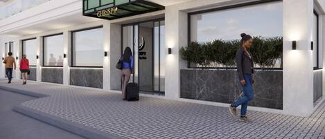 Facciata della struttura