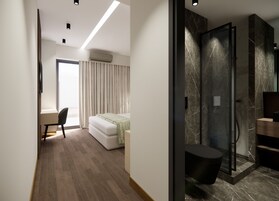 淋浴设施、免费洗浴用品、吹风机、毛巾