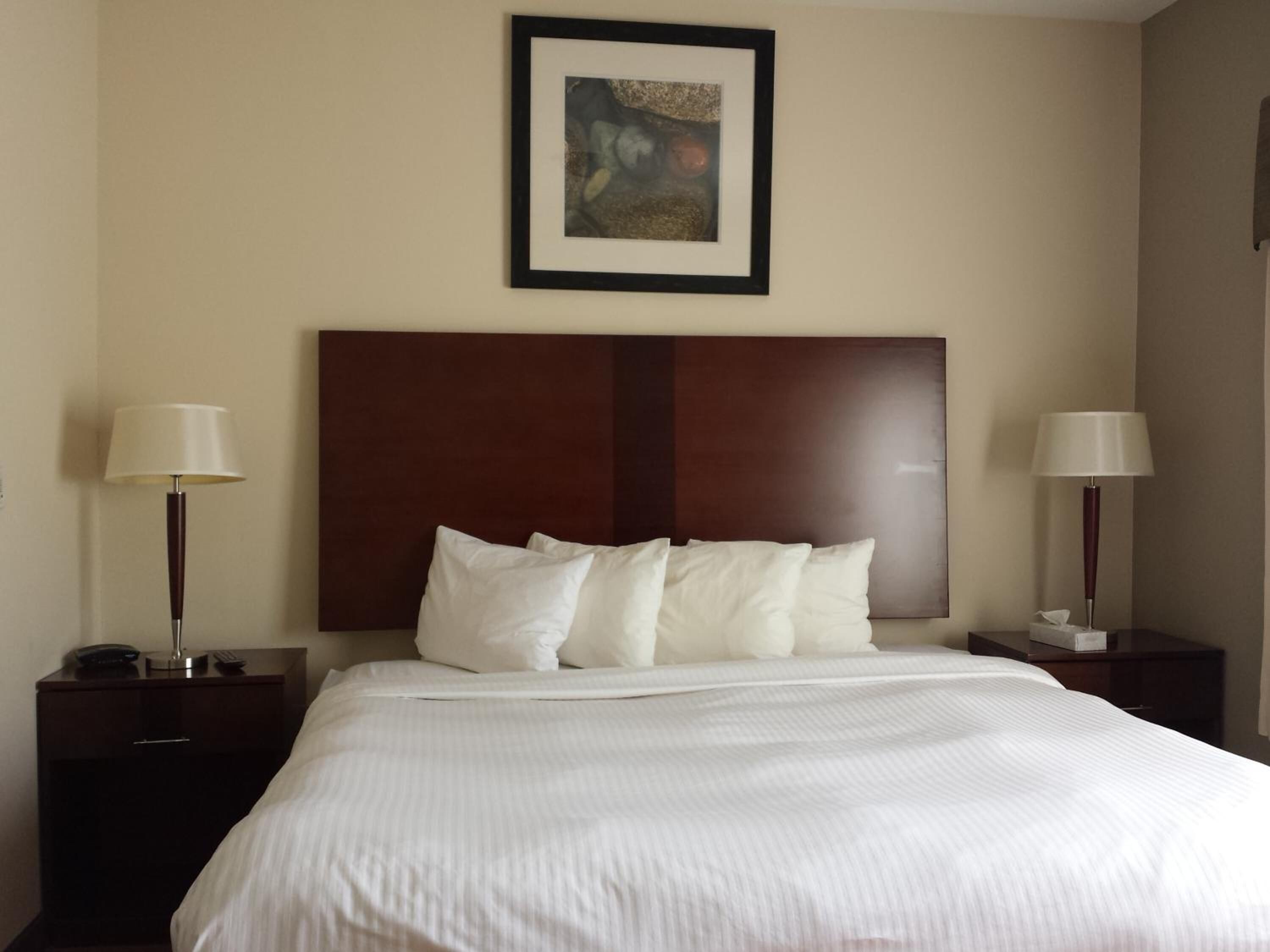 desk, blackout curtains, iron/ironing board, rollaway beds