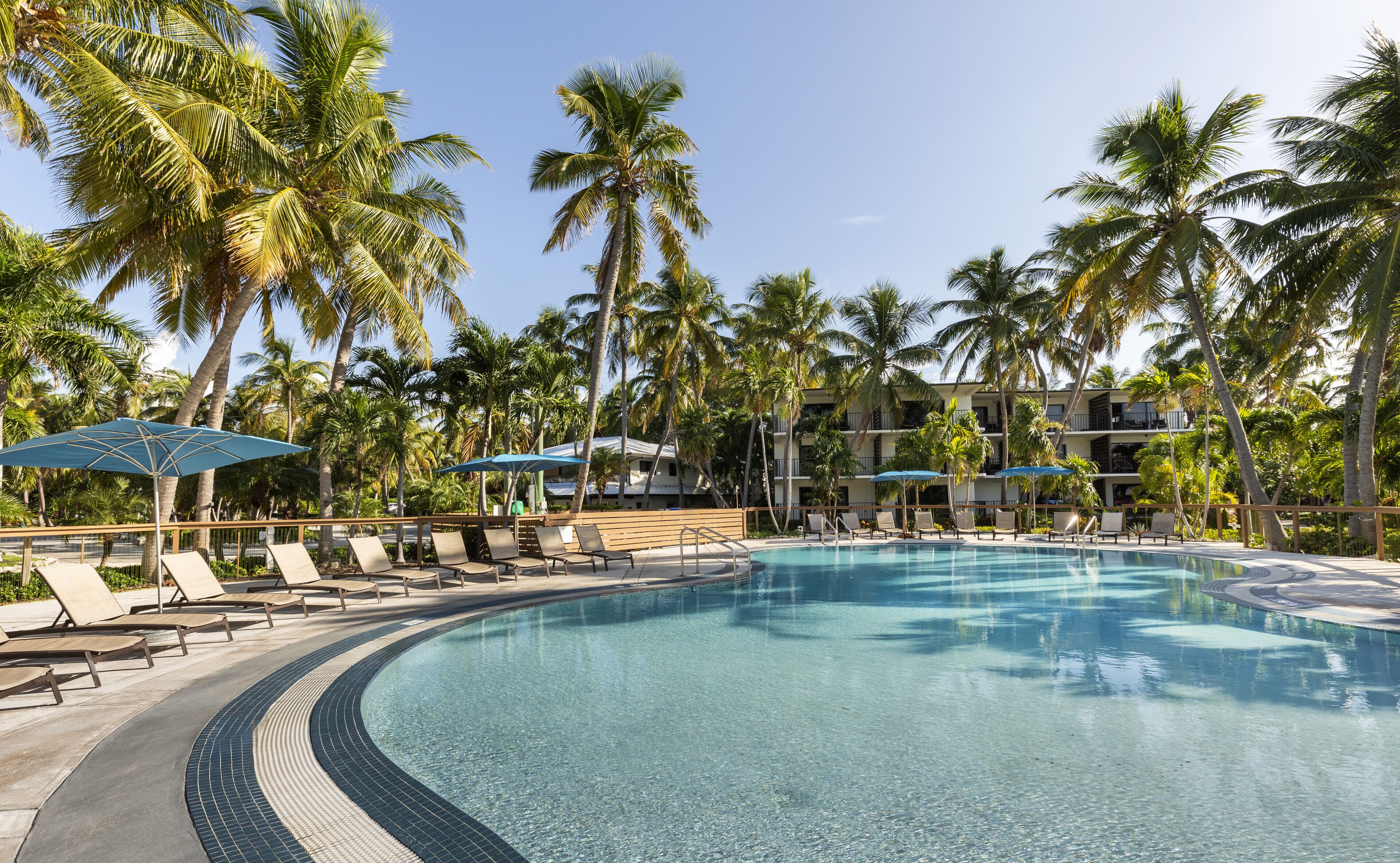室外游泳池，日光浴躺椅