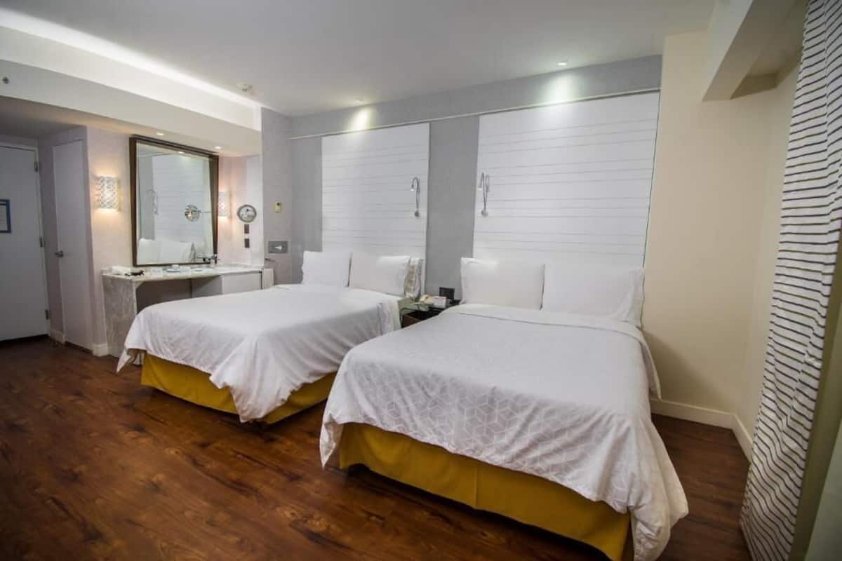 In-room safe, laptop workspace, blackout drapes, soundproofing