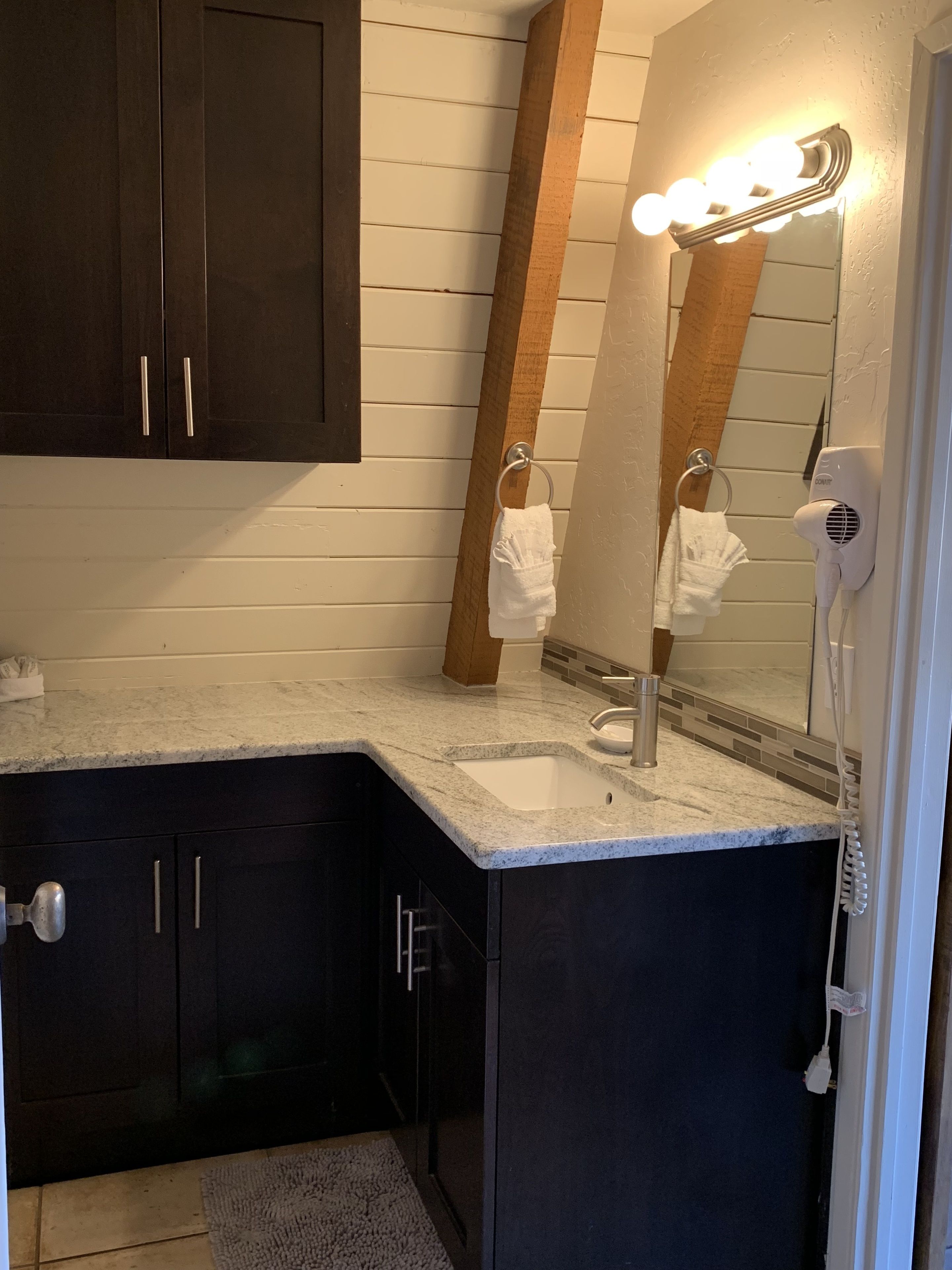 chalet, kitchen, mountain view | bathroom | shower, hair dryer, towels