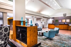 Área de estar no saguão