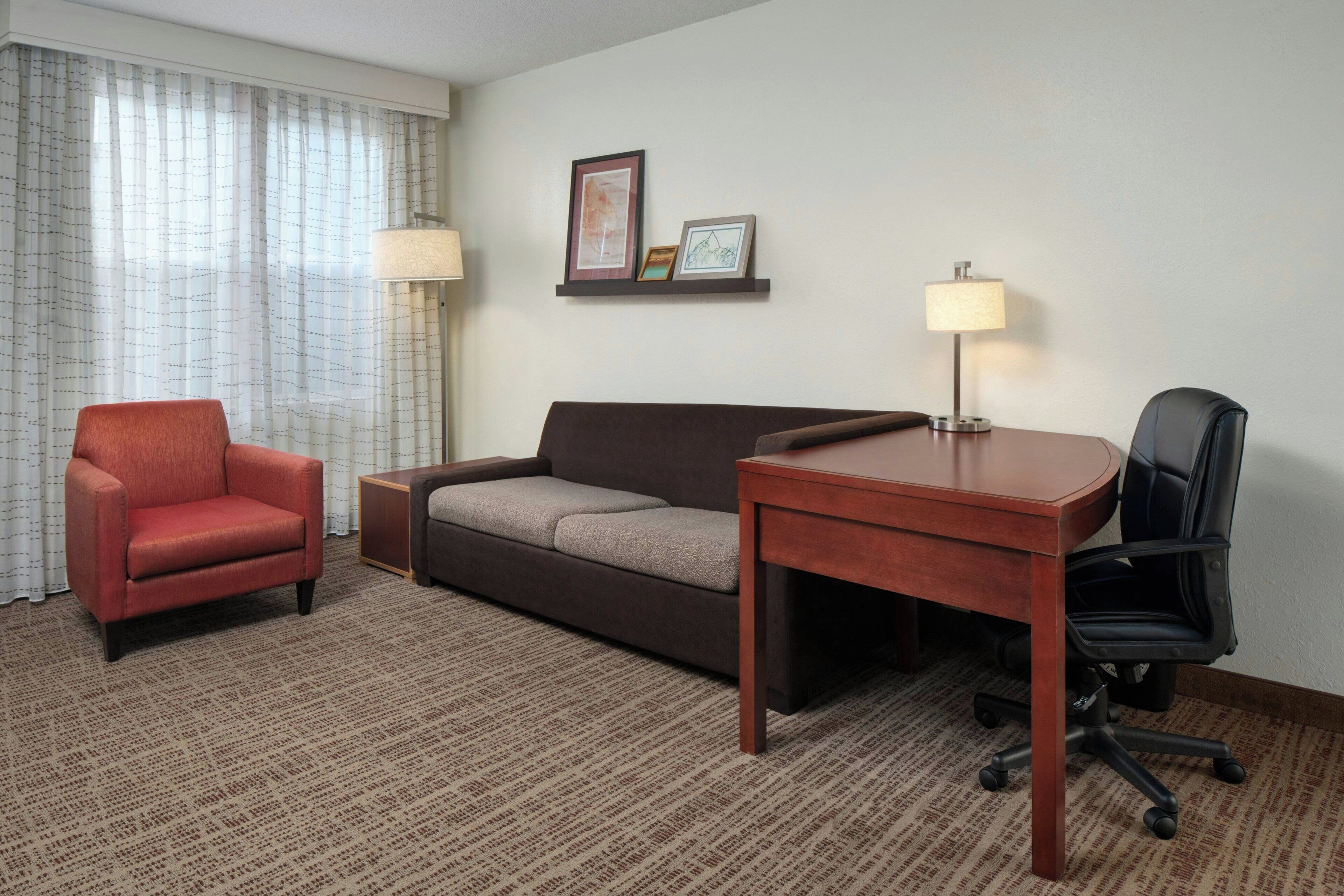 1 bedroom, hypo-allergenic bedding, in-room safe, desk