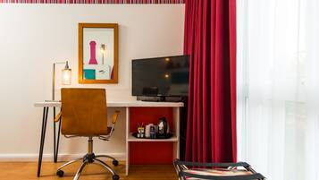 Family Room, 1 Double Bed with Sofa bed (The Family) | Desk, blackout curtains, soundproofing, iron/ironing board