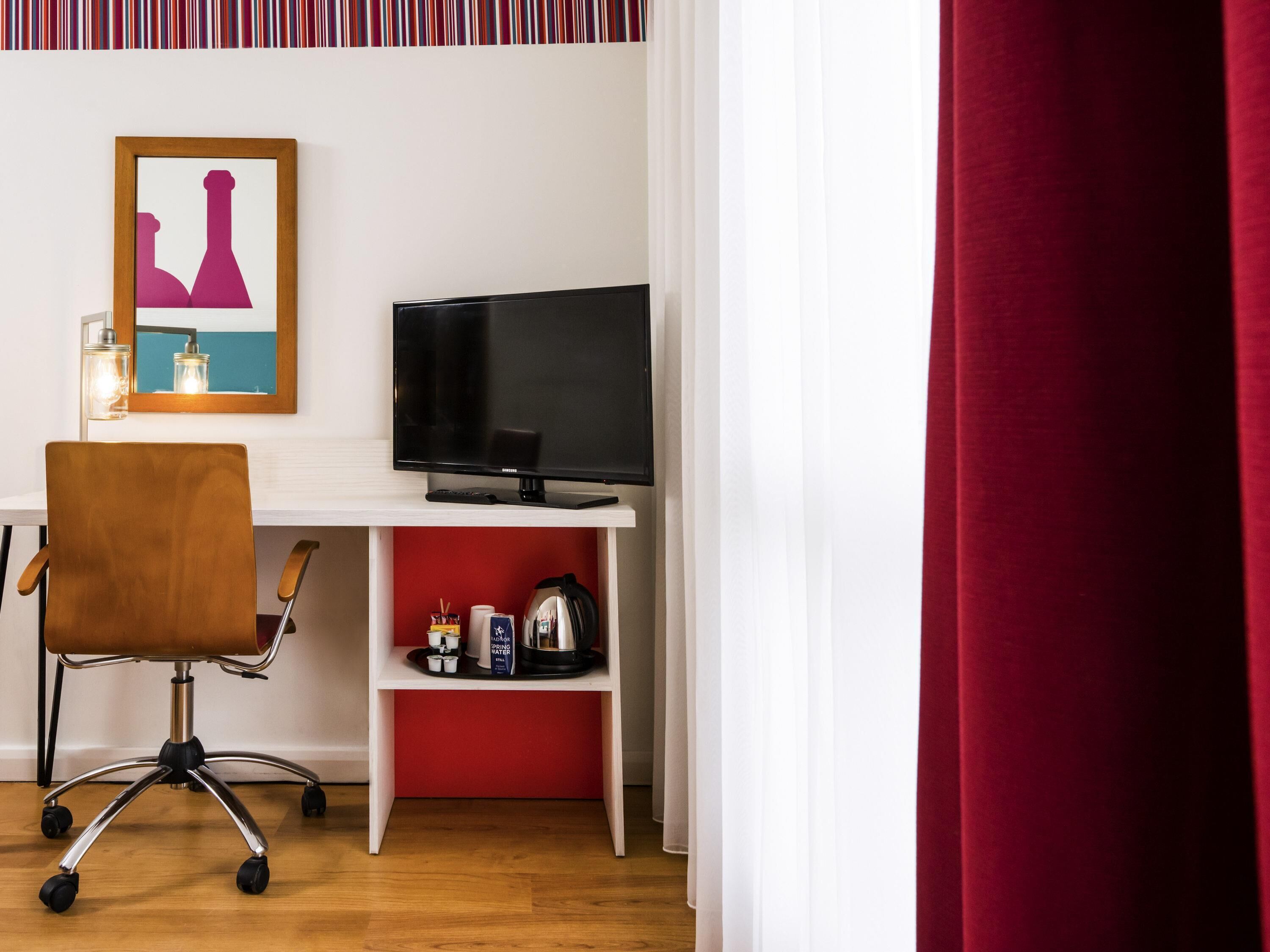Room, 2 Twin Beds (The Duet) | Desk, blackout drapes, soundproofing, iron/ironing board