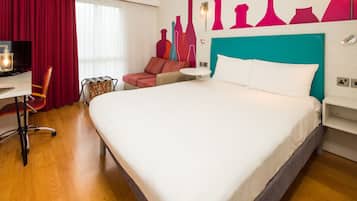 Family Room, 1 Double Bed with Sofa bed (The Family) | Desk, blackout drapes, soundproofing, iron/ironing board