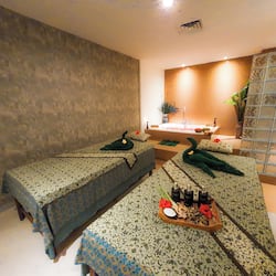 Couples treatment room(s), sauna, hot tub, body treatments, aromatherapy