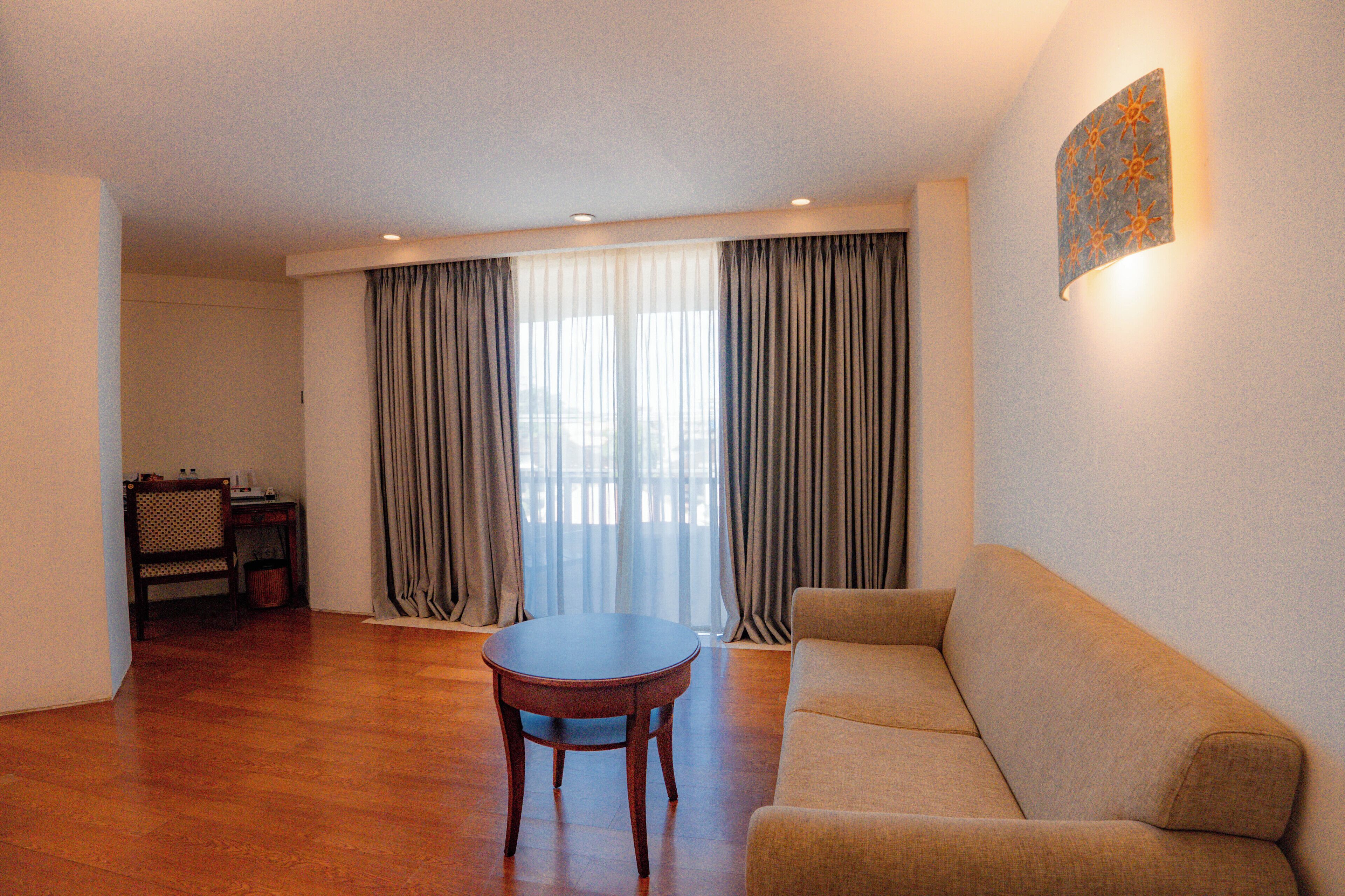 super deluxe room | in-room safe, desk, laptop workspace, blackout curtains