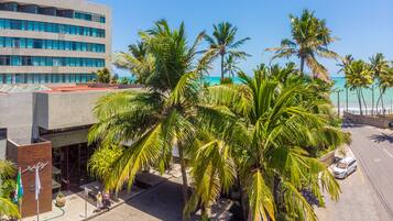 Façana frontal de l'allotjament