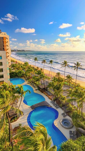 Vue sur la plage/l’océan