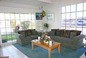 Lobby sitting area