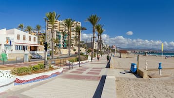 Beach nearby, white sand