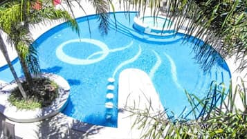 Indoor pool, outdoor pool