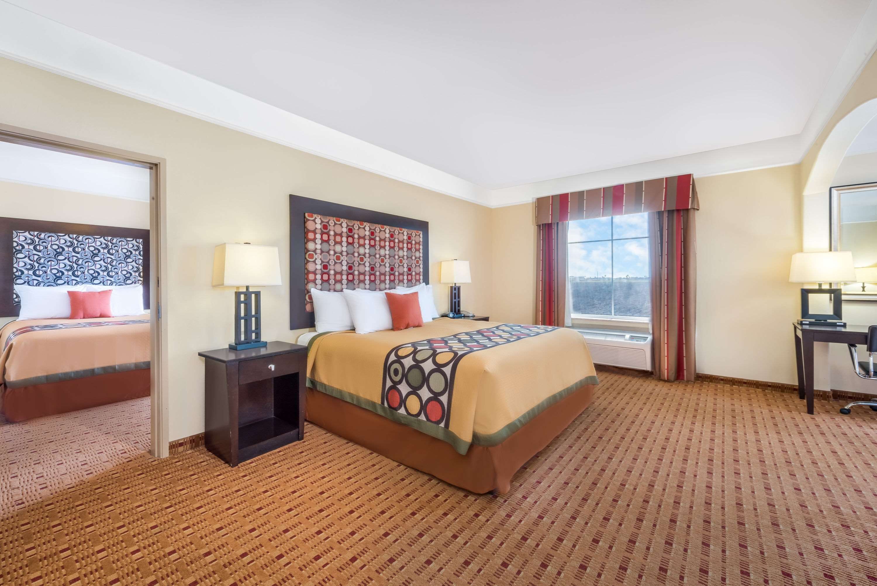 Room, Multiple Beds, Refrigerator | Premium bedding, in-room safe, desk, soundproofing