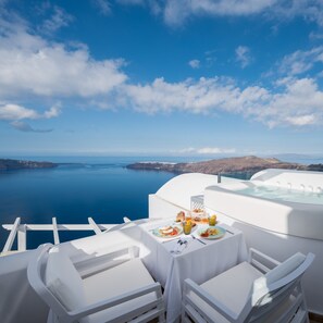 View from property - Above Blue Suites (Santorini)